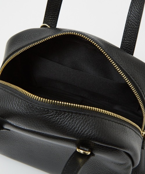 〚美品〛AULENTTI 2WAYボストン ブラック AULENTTI / 2WAY レザー ボストンバッグ