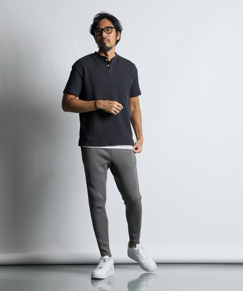 senee フェザー調ニット　サタンパンツ　セット The DUFFER of ST.GEORGE（ザダファーオブセントジョージ）の