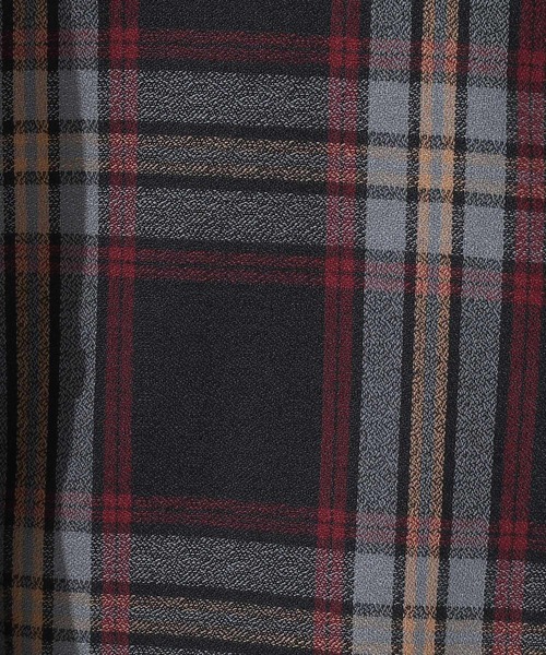 SHOO・LA・RUE（シューラルー）の「◆【洗える】暑い時期もさらりと着られる 7分袖チェックシャツ（シャツ/ブラウス・レディース・ホワイト系4/ワイン系1/ブラック系1・03/02/04）」の11枚目の写真