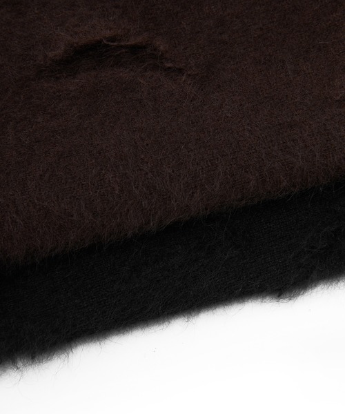 JNBY（ジェーエヌビーワイ）の「Vintage Knit Jacket / ヴィンテージニットジャケット（ニット/セーター・レディース・ブラック/ブラウン・38/36/40）」の9枚目の写真