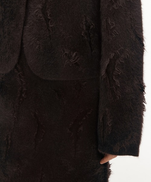 JNBY（ジェーエヌビーワイ）の「Vintage Knit Jacket / ヴィンテージニットジャケット（ニット/セーター・レディース・ブラック/ブラウン・38/36/40）」の8枚目の写真