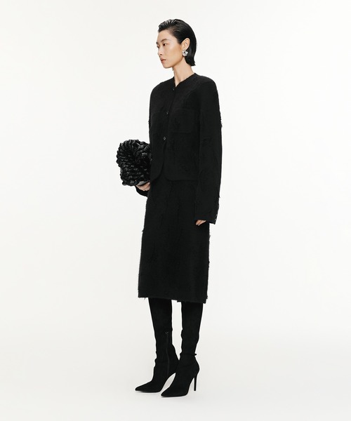 JNBY（ジェーエヌビーワイ）の「Vintage Knit Jacket / ヴィンテージニットジャケット（ニット/セーター・レディース・ブラック/ブラウン・38/36/40）」の14枚目の写真