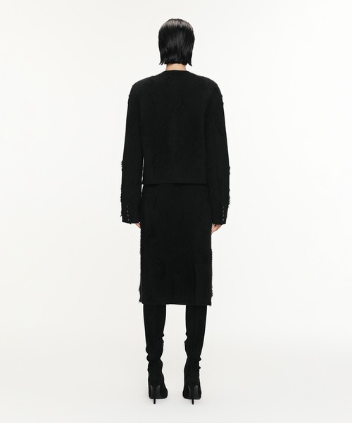 JNBY（ジェーエヌビーワイ）の「Vintage Knit Jacket / ヴィンテージニットジャケット（ニット/セーター・レディース・ブラック/ブラウン・38/36/40）」の16枚目の写真