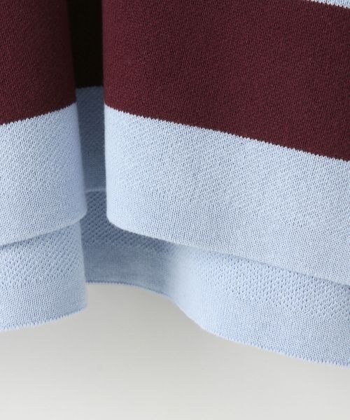 LOWRYS FARM(ローリーズファーム)の「ボーダーニットLS 145398(ニット/セーター・キッズ・ボルドー/ネイビー/ブラック・110cm/120cm/130cm/140cm/150cm)」の17枚目の写真