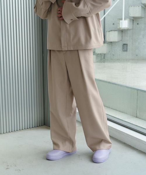 H467*STERNBERG スタンバーグ☆カジュアル☆ワイド☆パンツ☆水色
