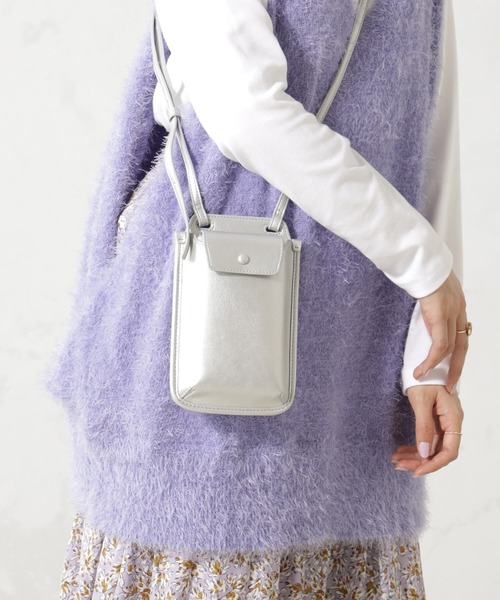 FOUND GOOD（ファウンドグッド）の「ON/OFFツカエルショルダー（ショルダーバッグ・レディース・ブラック/グレー系2/ブルー系5/ピンク系5・FREE）」の8枚目の写真