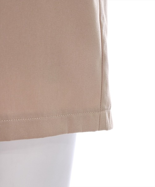 clear（クリア）の「≪再入荷≫タックフレアショートパンツ［大人 カジュアル 着回し力抜群］（その他パンツ・レディース・ベージュ/ブラック・F）」の5枚目の写真