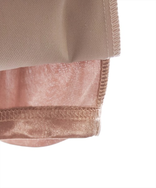 clear（クリア）の「≪再入荷≫タックフレアショートパンツ［大人 カジュアル 着回し力抜群］（その他パンツ・レディース・ベージュ/ブラック・F）」の6枚目の写真