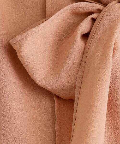 grove（グローブ）の「◆ウイングスリーブボウタイブラウス（シャツ/ブラウス・レディース・ブラック/キャメル/オフホワイト・03/02/01/04/05）」の14枚目の写真