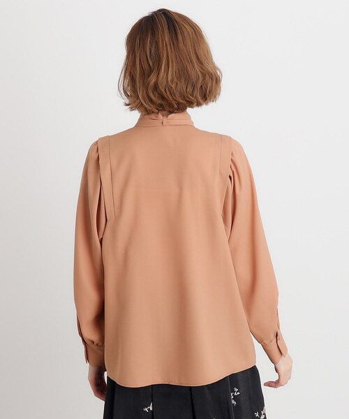 grove（グローブ）の「◆ウイングスリーブボウタイブラウス（シャツ/ブラウス・レディース・ブラック/キャメル/オフホワイト・03/02/01/04/05）」の17枚目の写真