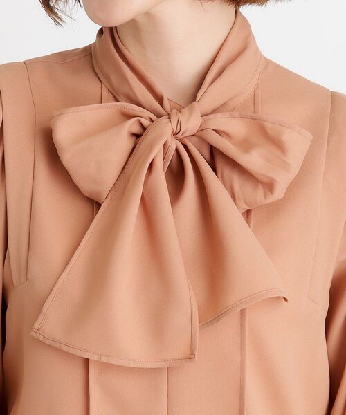 grove（グローブ）の「◆ウイングスリーブボウタイブラウス（シャツ/ブラウス・レディース・ブラック/キャメル/オフホワイト・03/02/01/04/05）」の18枚目の写真