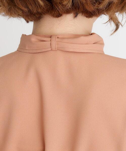 grove（グローブ）の「◆ウイングスリーブボウタイブラウス（シャツ/ブラウス・レディース・ブラック/キャメル/オフホワイト・03/02/01/04/05）」の19枚目の写真