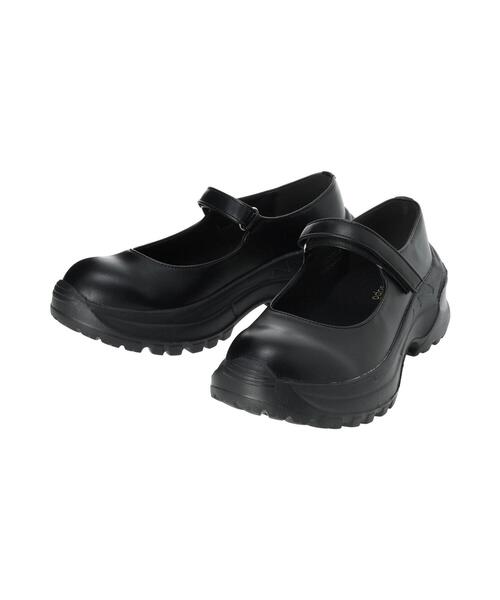 ehka sopo（エヘカソポ）の「ストラップスニーカー（スニーカー・レディース・ブラック/オフホワイト/グレー・M/L）」の11枚目の写真