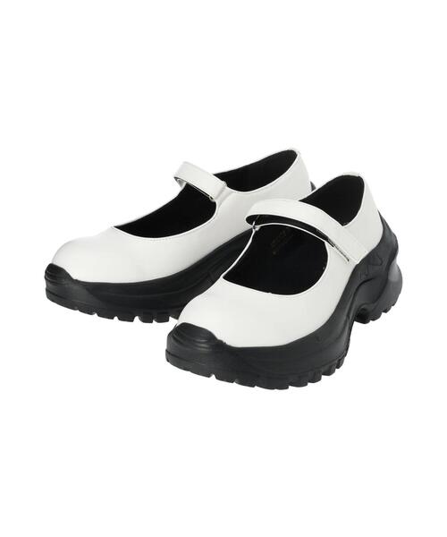 ehka sopo（エヘカソポ）の「ストラップスニーカー（スニーカー・レディース・ブラック/オフホワイト/グレー・M/L）」の10枚目の写真