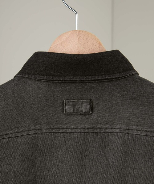 Alfred Alex（アルフレッドアレックス）の「【Alfred Alex】ヴィンテージメイクビッグデニムシャツ（シャツ/ブラウス・メンズ・ブラック系/チャコール/グレー/チャコールグレー/インディゴブルー・S/M/L）」の9枚目の写真