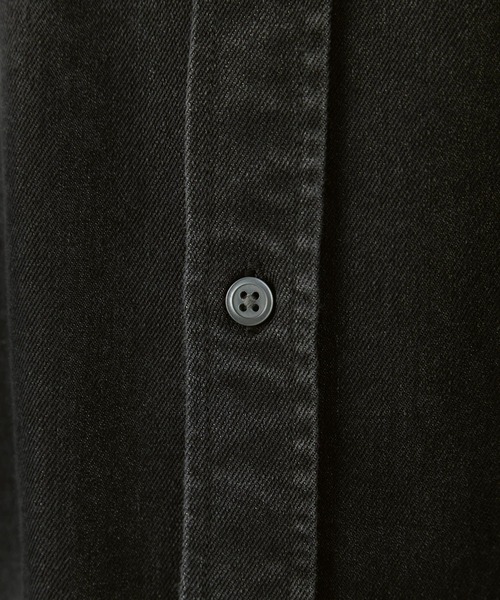 Alfred Alex（アルフレッドアレックス）の「【Alfred Alex】ヴィンテージメイクビッグデニムシャツ（シャツ/ブラウス・メンズ・ブラック系/チャコール/グレー/チャコールグレー/インディゴブルー・S/M/L）」の12枚目の写真