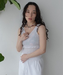 shirring tank top