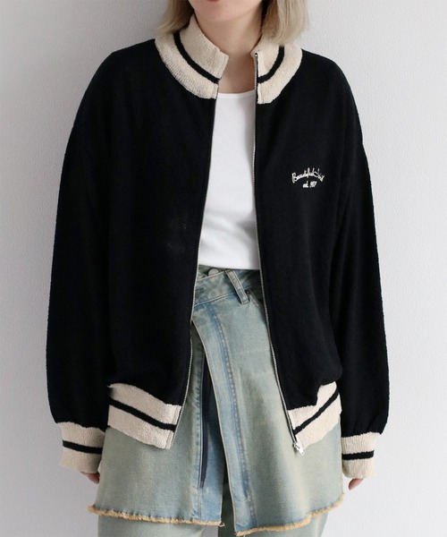 cepo（セポ）の「ブークレニットトラックジャケット（ニット/セーター・レディース・オフホワイト/ブラック・M）」の20枚目の写真