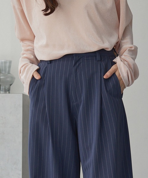 送料込み！thPRODUCTS スラックスパンツ サイズ46 Theater code スラックス zipper design slacks/ジッパー