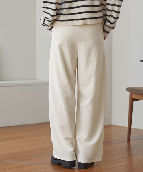 ※MomochMARK&LONA パンツ セール】ワイドカーブタックスラックスパンツ（スラックス）｜MONO