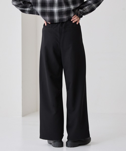 セール】ワイドカーブタックスラックスパンツ（スラックス）｜MONO