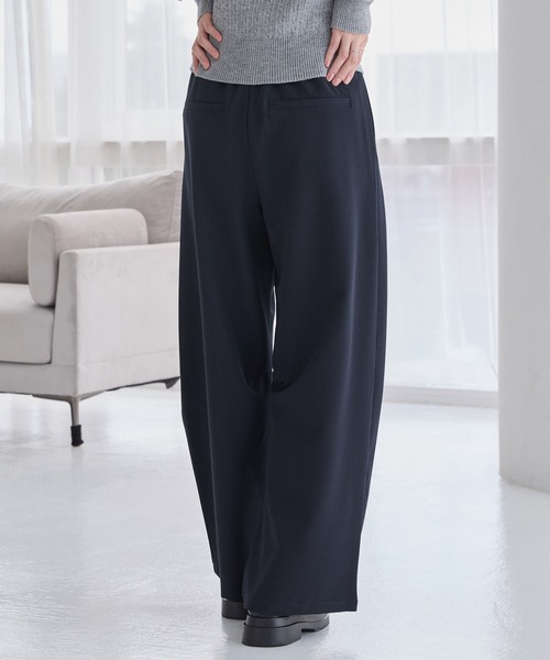 セール】ワイドカーブタックスラックスパンツ（スラックス）｜MONO