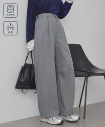 スラックス（グレー/灰色系・ウォッシャブル加工）ファッション通販