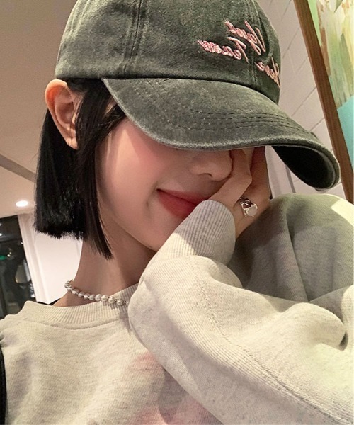 ロゴヴィンテージライクキャップ