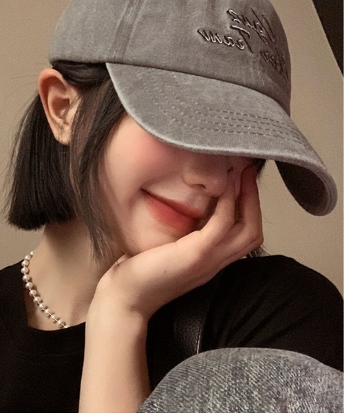 ロゴヴィンテージライクキャップ