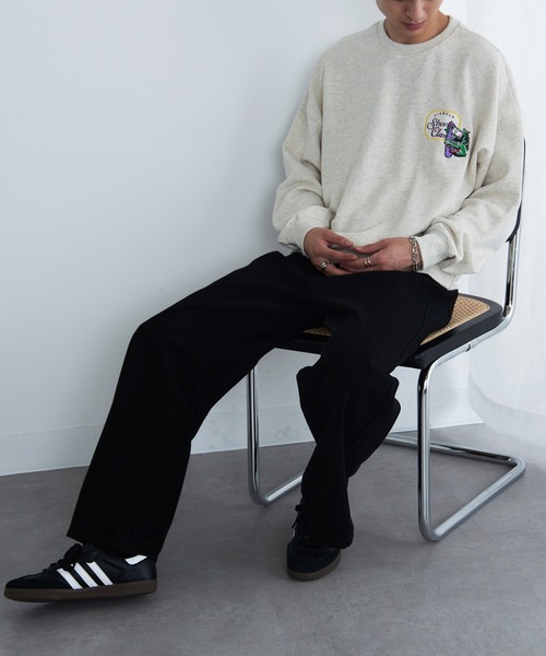 AIRWALK(エアウォーク)の「【AIRWALK】90's グラフィック刺繍 オーバーサイズ ヘビーウェイトクルーネックスゥェットトレーナー(スウェット・メンズ・ダークパープル/ブラック/ダークインディゴブルー/アッシュグレー・2XL/XL/L/M/S)」の11枚目の写真