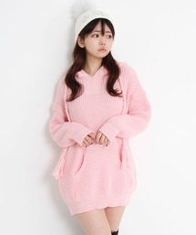 萌えフードゆるニットトップス