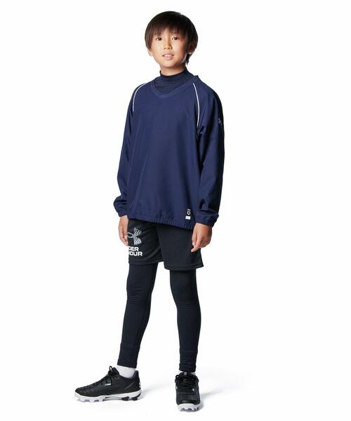 UA Vネック ジャケット（ベースボール/キッズ）（その他アウター）｜UNDER ARMOUR（アンダーアーマー）