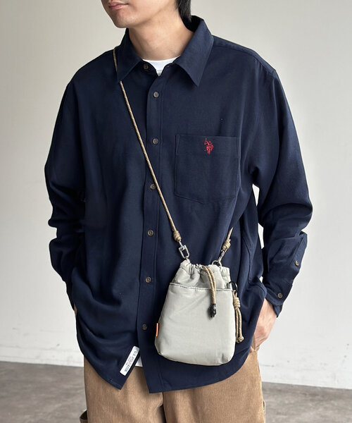 U.S. POLO ASSN.(ユーエスポロアッスン)の「ネルシャツ(シャツ/ブラウス・メンズ・アイボリー/マスタード/ネイビー・MEDIUM/LARGE)」の3枚目の写真