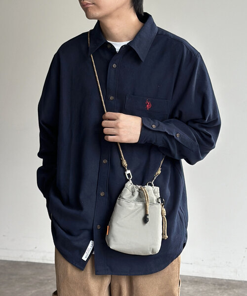 U.S. POLO ASSN.(ユーエスポロアッスン)の「ネルシャツ(シャツ/ブラウス・メンズ・アイボリー/マスタード/ネイビー・MEDIUM/LARGE)」の9枚目の写真