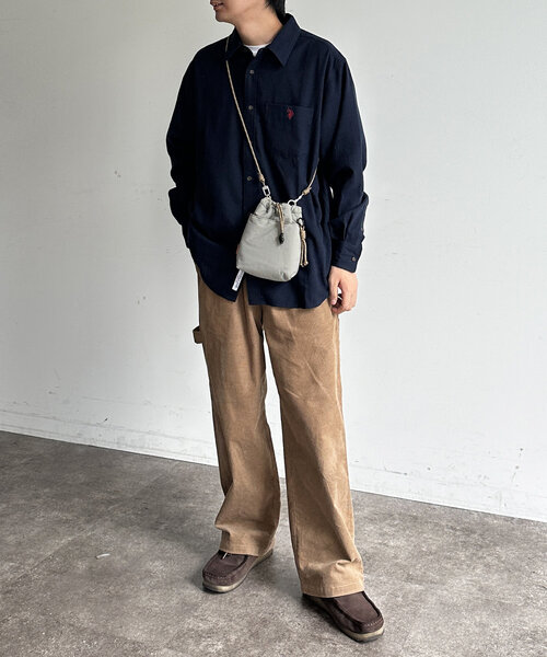 U.S. POLO ASSN.(ユーエスポロアッスン)の「ネルシャツ(シャツ/ブラウス・メンズ・アイボリー/マスタード/ネイビー・MEDIUM/LARGE)」の13枚目の写真