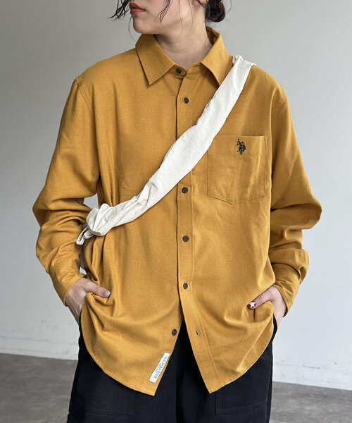 U.S. POLO ASSN.(ユーエスポロアッスン)の「ネルシャツ(シャツ/ブラウス・メンズ・アイボリー/マスタード/ネイビー・MEDIUM/LARGE)」の17枚目の写真
