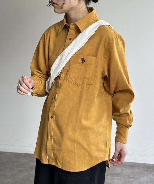 U.S. POLO ASSN.(ユーエスポロアッスン)の「ネルシャツ(シャツ/ブラウス・メンズ・アイボリー/マスタード/ネイビー・MEDIUM/LARGE)」の18枚目の写真
