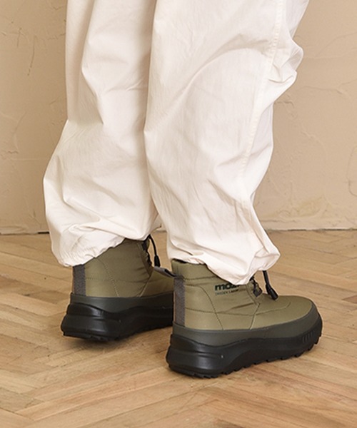 moz（モズ）の「moz(モズ)裏ボアドロストパフィスノーブーツ（ブーツ・レディース・ベージュ/ブラック/カーキ/ライラック/オフホワイト/ブルー・23.5cm/24.0cm/24.5cm/25.0cm/23.0cm）」の14枚目の写真