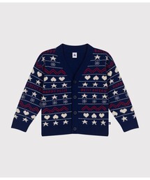 PETIT BATEAU（プチバトー）の「ウール＆コットンカーディガン（カーディガン/ボレロ・キッズ）」