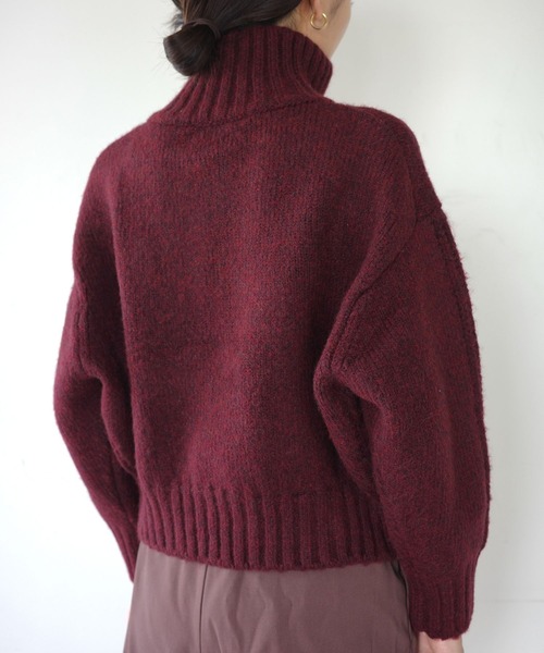 ENCIRCLE（エンサークル）の「【ENCIRCLE/エンサークル】Knit zip BL