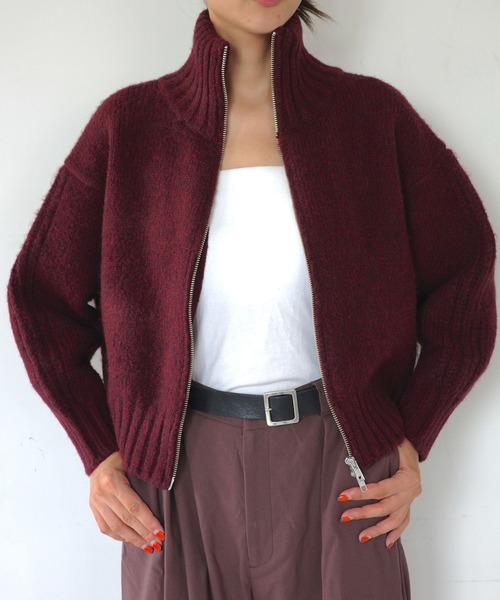 ENCIRCLE（エンサークル）の「【ENCIRCLE/エンサークル】Knit zip BL