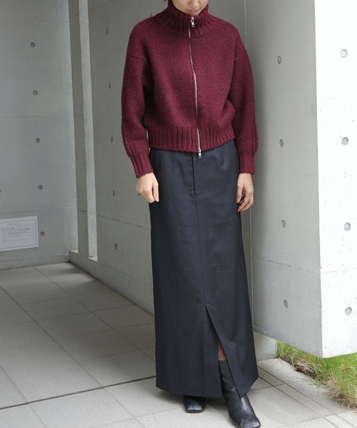 ENCIRCLE（エンサークル）の「【ENCIRCLE/エンサークル】Knit zip BL