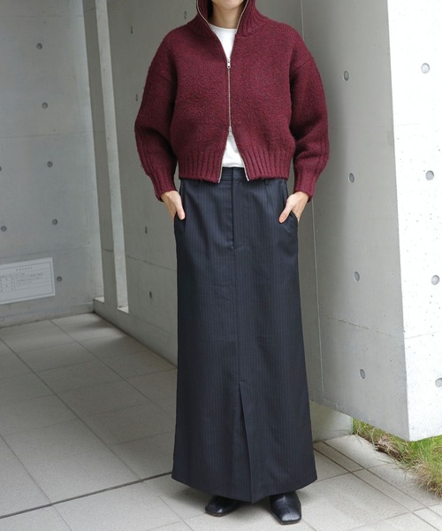 ENCIRCLE（エンサークル）の「【ENCIRCLE/エンサークル】Knit zip BL