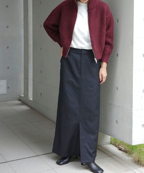 ENCIRCLE（エンサークル）の「【ENCIRCLE/エンサークル】Knit zip BL