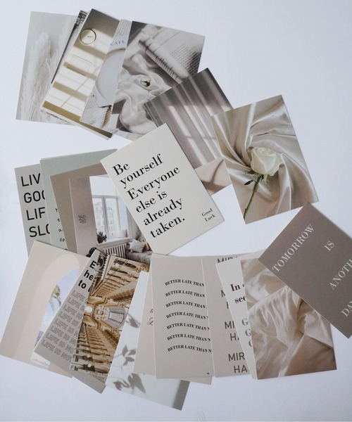 セール】【 Port / ポート 】 英字 背景 デザイン ポストカード 30枚