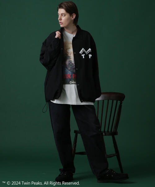 MANASTASH/マナスタッシュ TWIN PEAKS COACHES JACKET ツイン