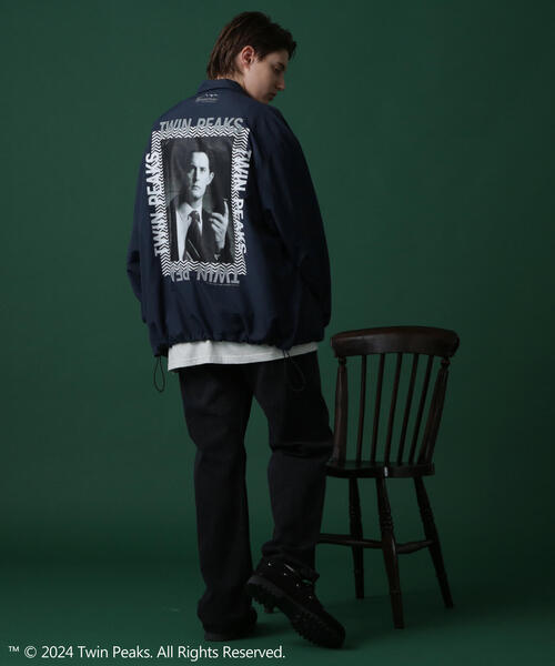 MANASTASH（マナスタッシュ）の「MANASTASH/マナスタッシュ TWIN PEAKS COACHES JACKET ツイン・ピークス コーチジャケット（その他アウター・メンズ・ブラック/モスグリーン/ネイビー・L/M/XL/S）」の22枚目の写真