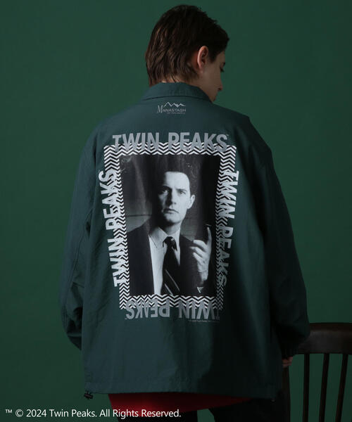 MANASTASH（マナスタッシュ）の「MANASTASH/マナスタッシュ TWIN PEAKS COACHES JACKET ツイン・ピークス コーチジャケット（その他アウター・メンズ・ブラック/モスグリーン/ネイビー・L/M/XL/S）」の18枚目の写真
