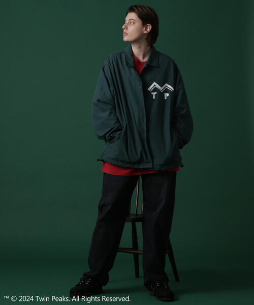 MANASTASH/マナスタッシュ TWIN PEAKS COACHES JACKET ツイン