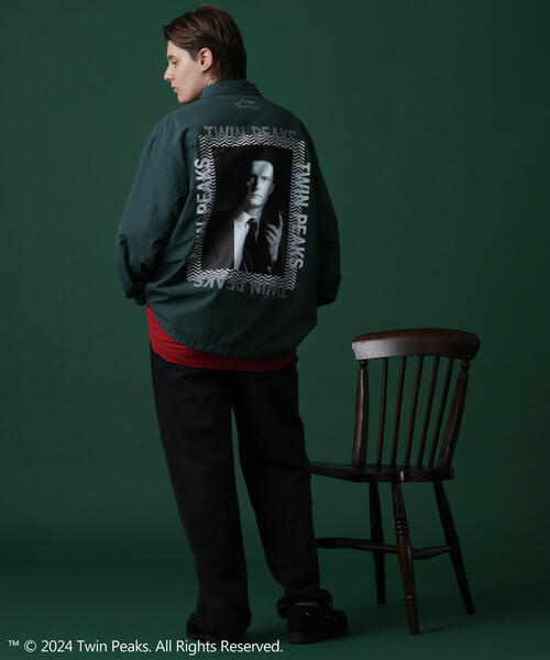 MANASTASH/マナスタッシュ TWIN PEAKS COACHES JACKET ツイン